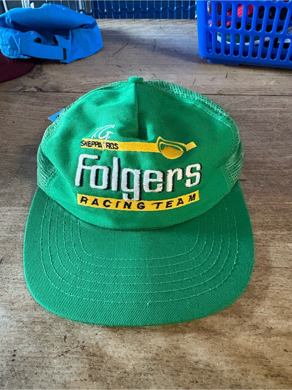 Kids Racing Team Green Cap